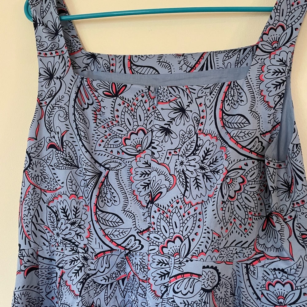 Boden Blue and Red Floral Dress - Picture 11 of 12